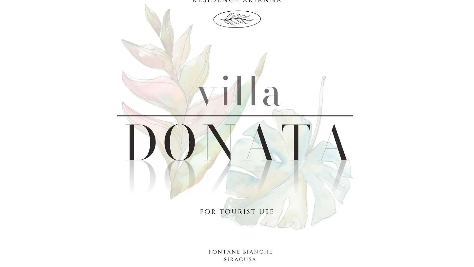 Appartement Villa Donata Fontane Bianche Italie